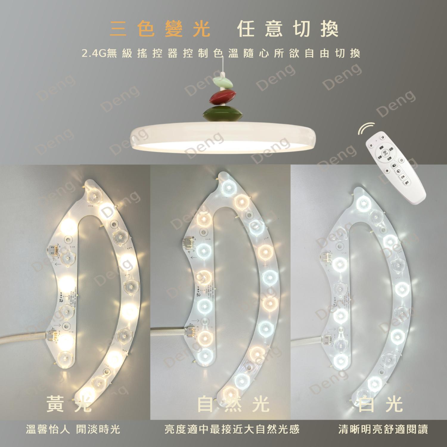 彩石串吊燈｜LED優質燈板